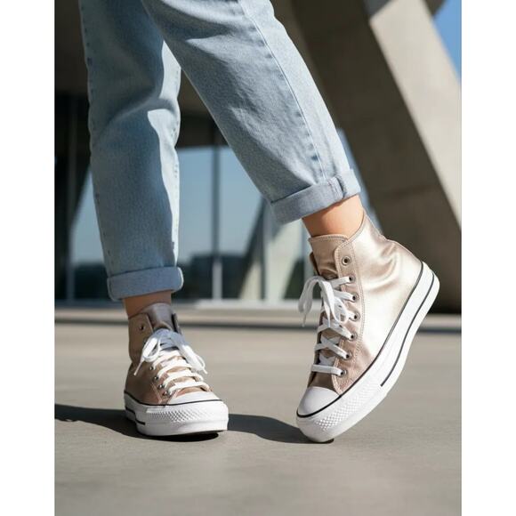 Converse Shoes - Converse All Star Chuck Taylor Rose Gold/White Women 8 Casual Sneaker